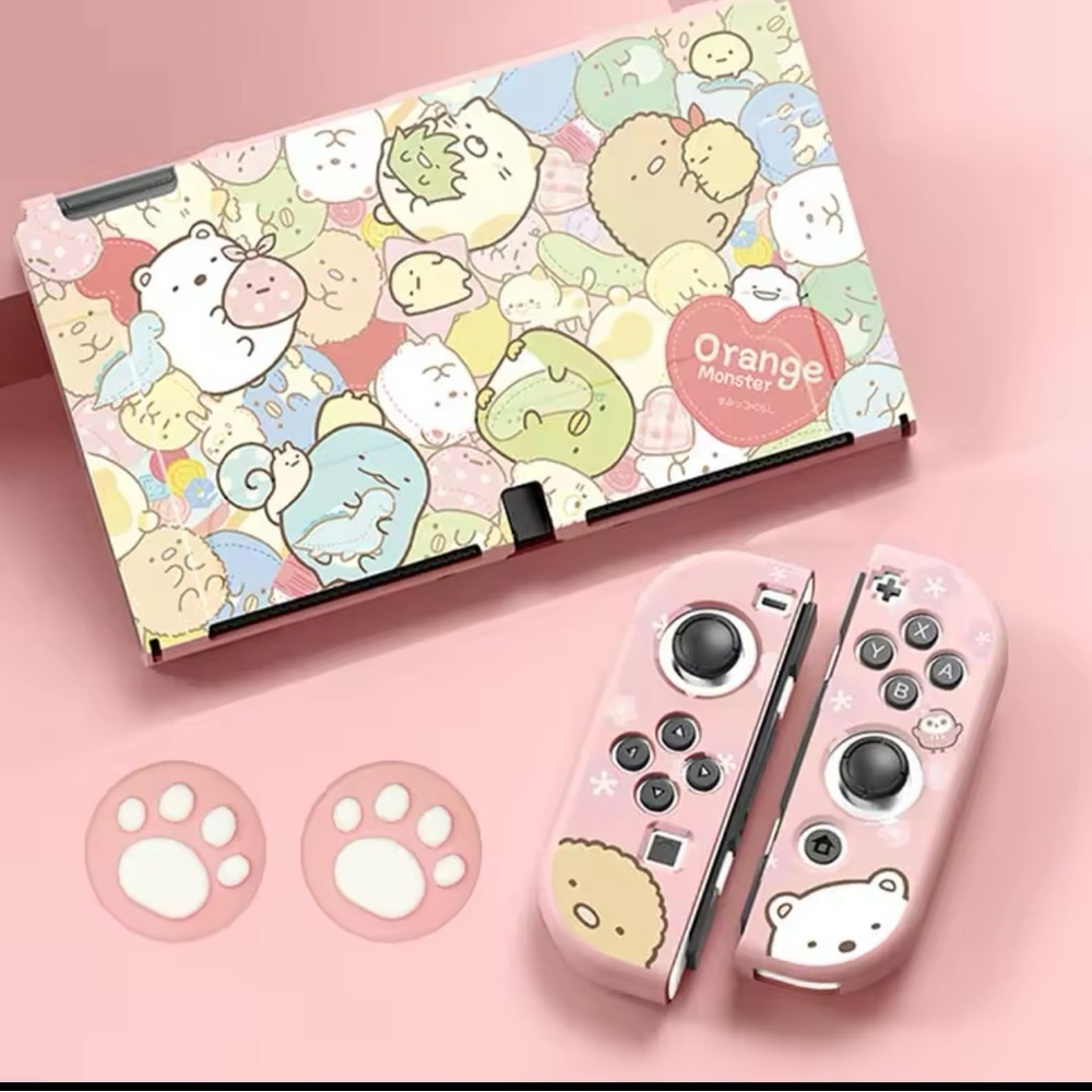 Cute Character TPU Case for Nintendo Switch OLED